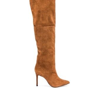 SCHUTZ Brown Over the Knee Boots Sleek Design